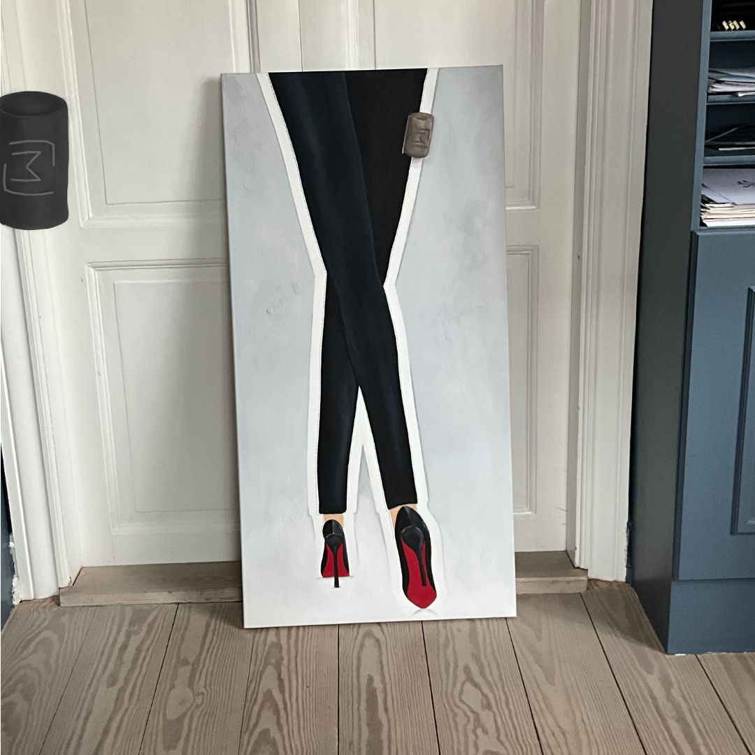 AS WE DANCE WITH THE DEVIL // 60x120 cm