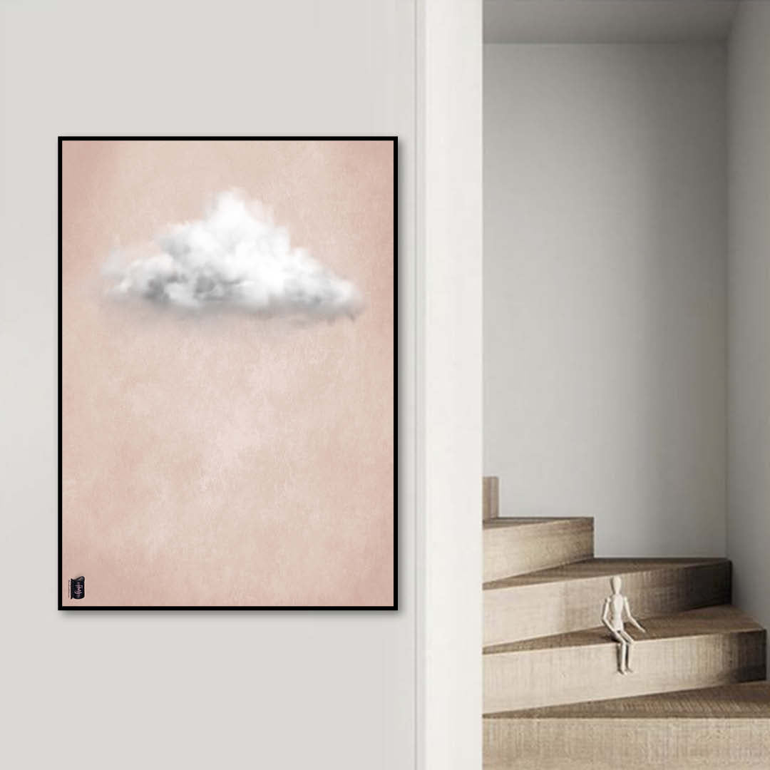 Cloud White LightPink // Plakat // P24063
