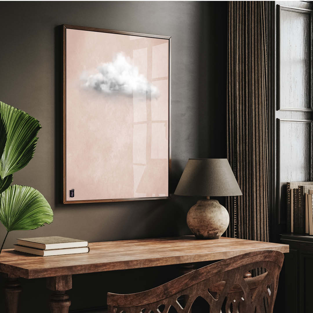 Cloud White LightPink // Plakat // P24063