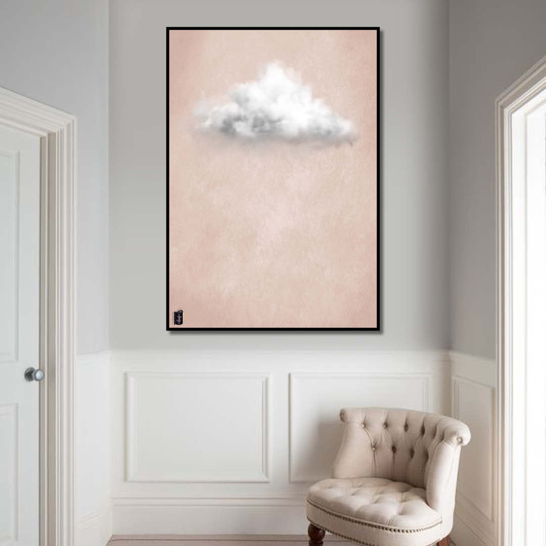 Cloud White LightPink // Plakat // P24063