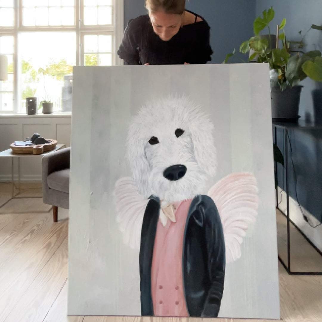 Dog 23001 // 100x120cm 2cm dyb