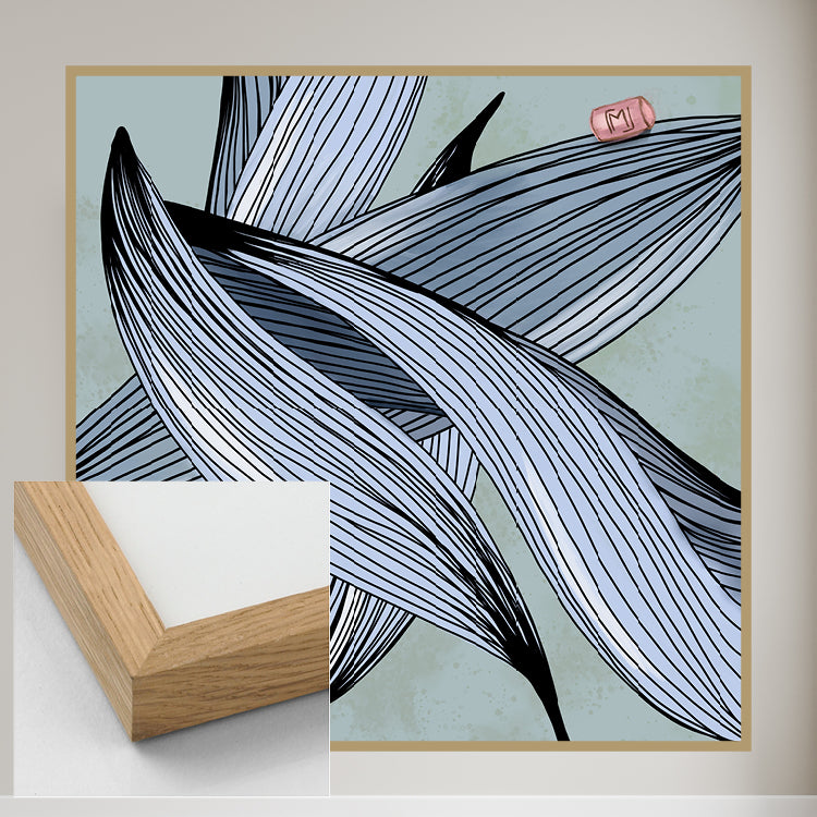 Abstract Strokes Blue // no 1