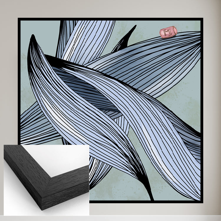 Abstract Strokes Blue // no 1
