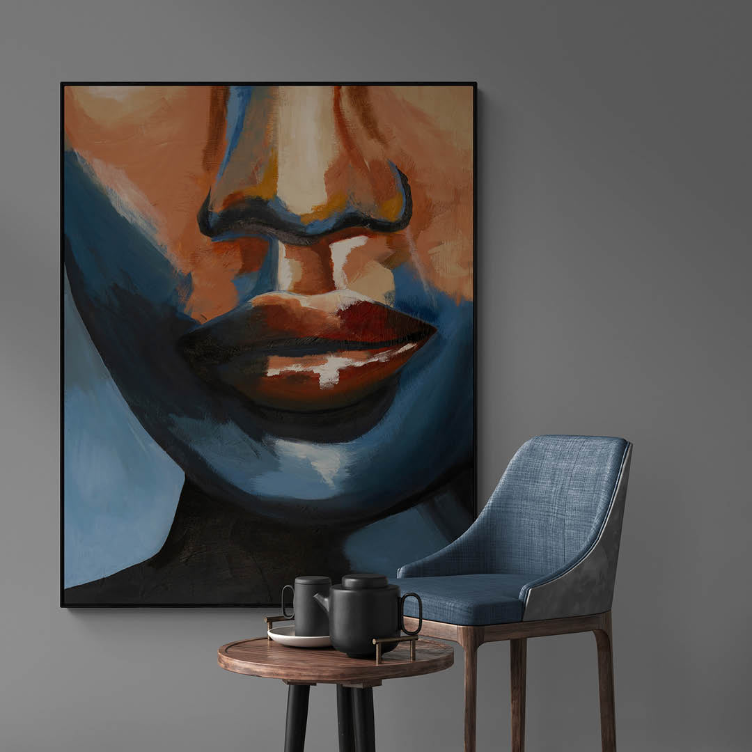 Face No1 // L23001 // Canvas print