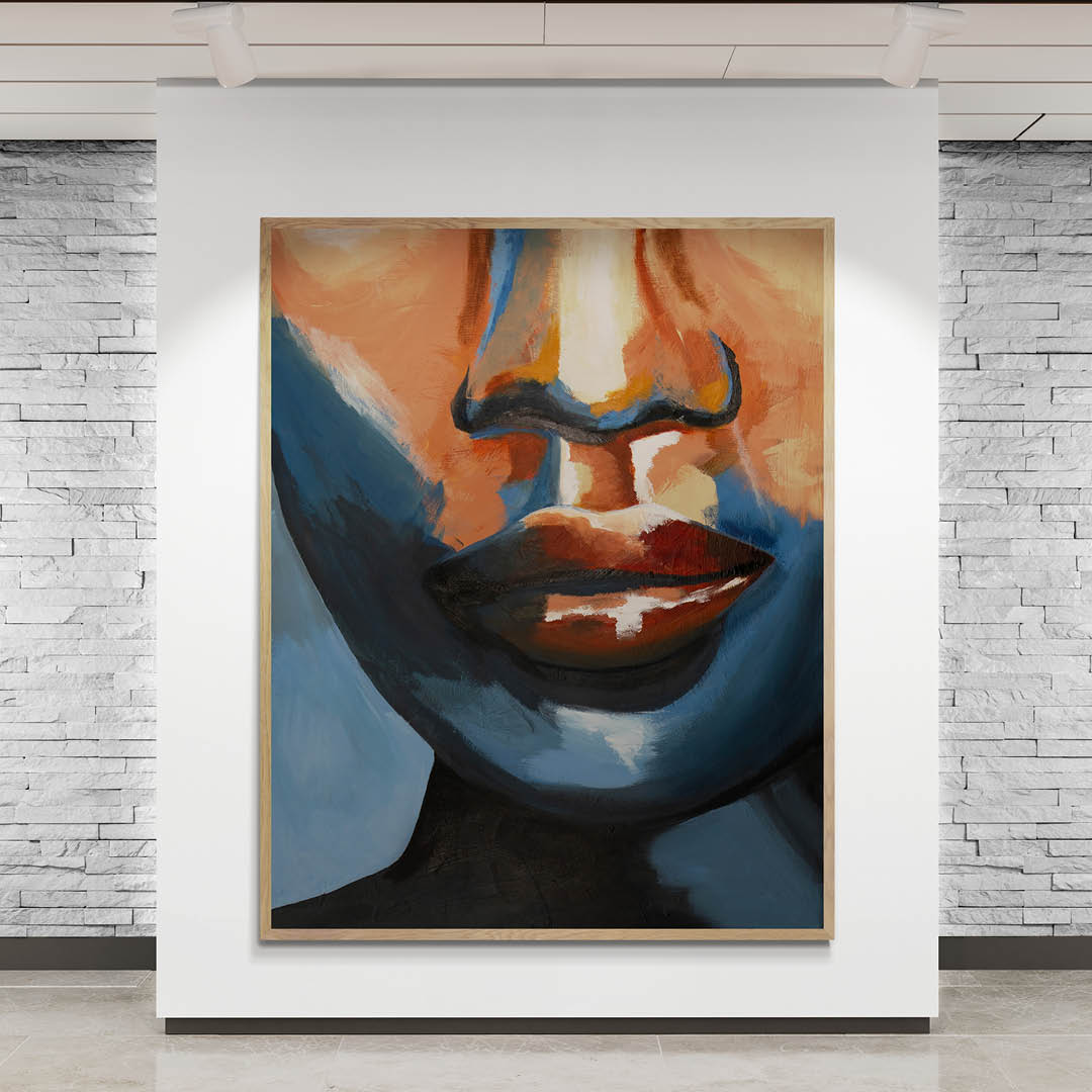 Face No1 // L23001 // Canvas print