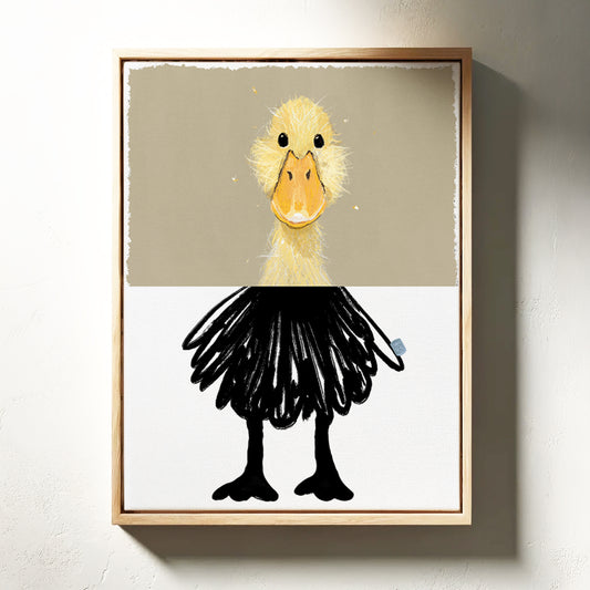 Lady Quack på lærred // L25008