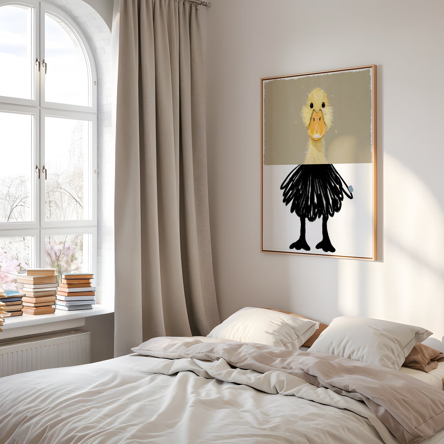 Lady Quack på lærred // L25008
