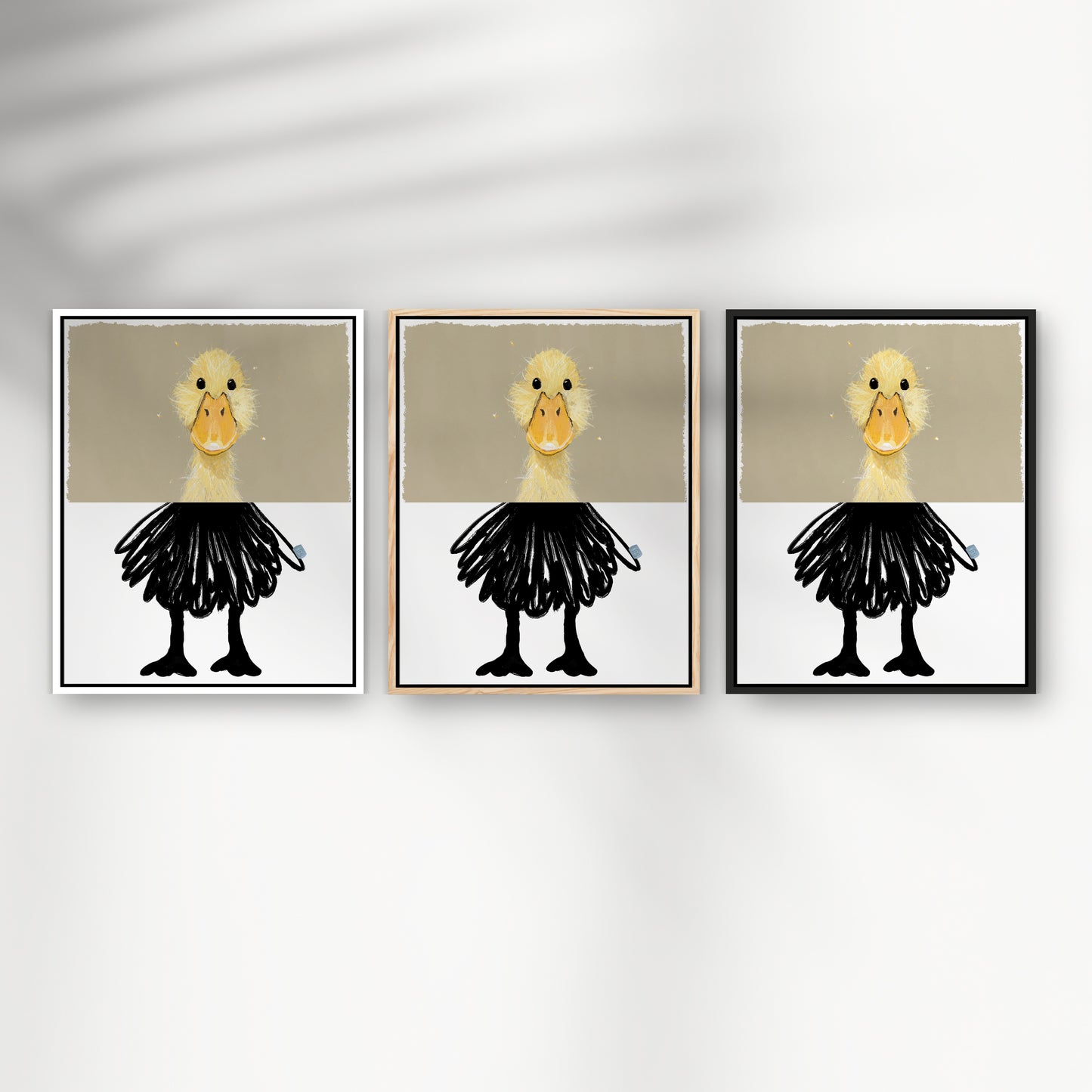 Lady Quack på lærred // L25008