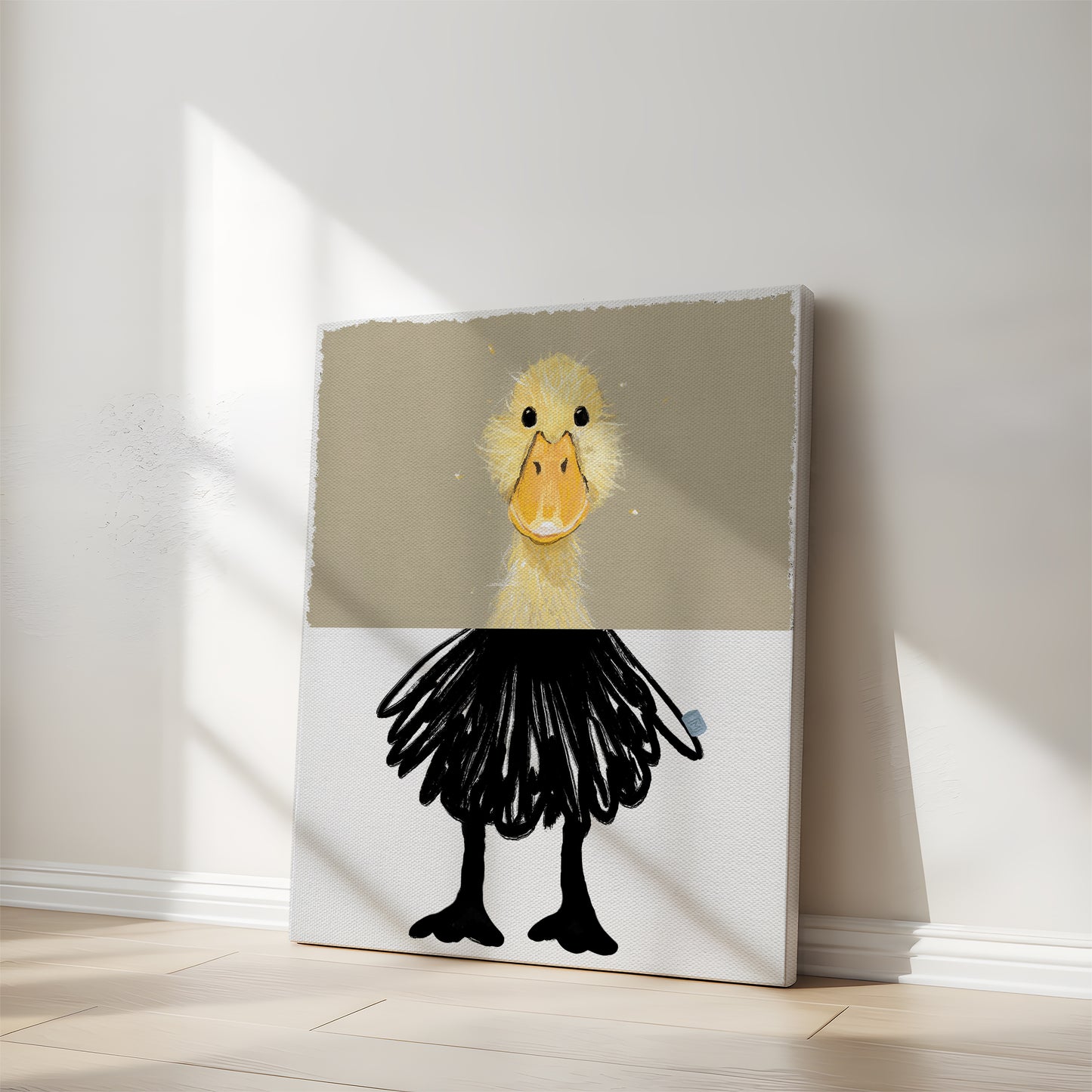 Lady Quack på lærred // L25008