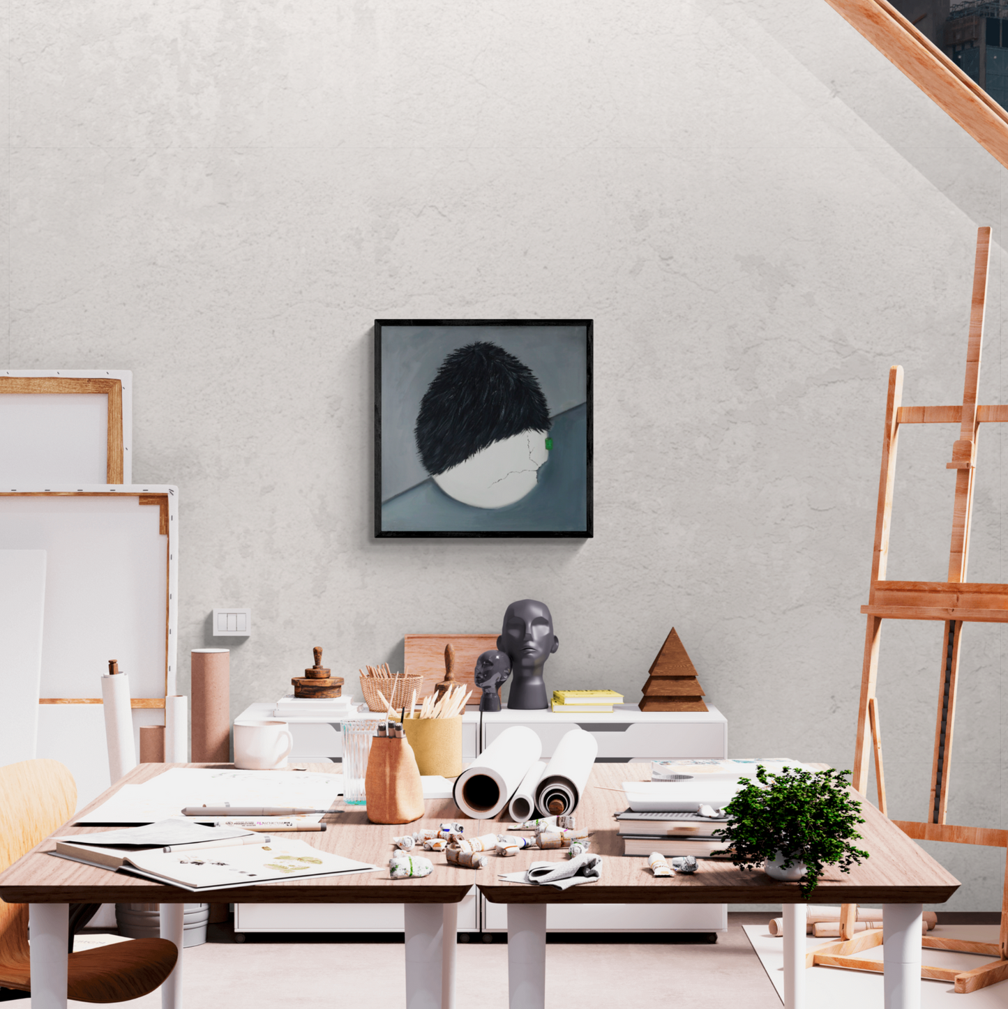 Furry // L23010 // Canvas print
