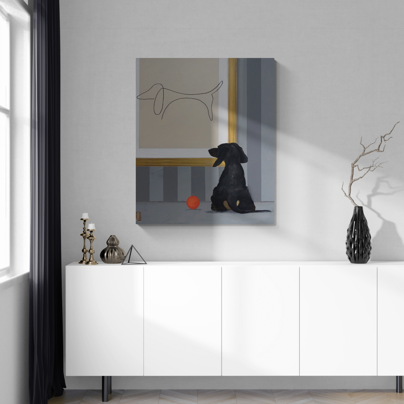 At The Picasso Museum // 100x120 cm