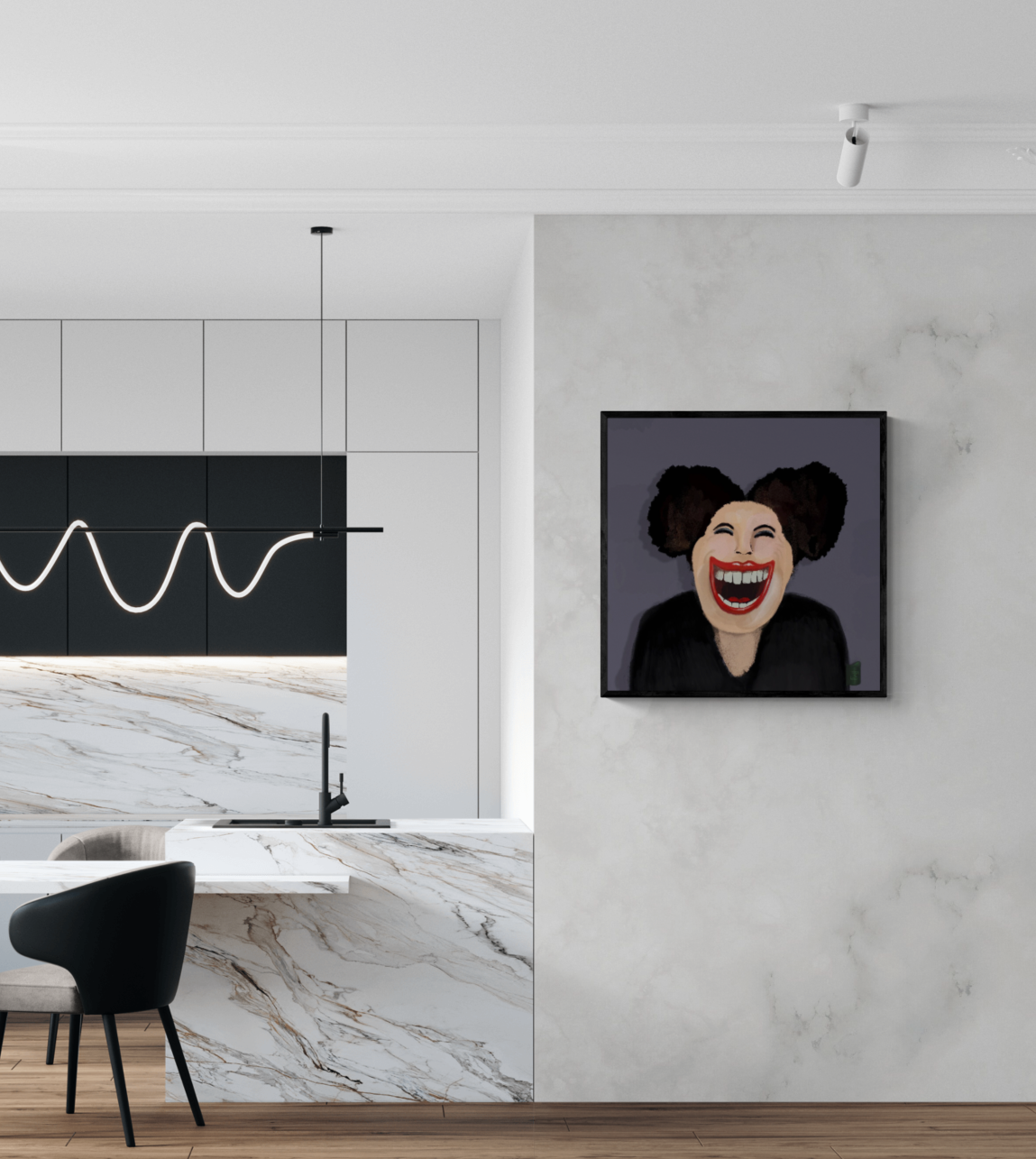 Delighted no2 // L23036 // Canvas print