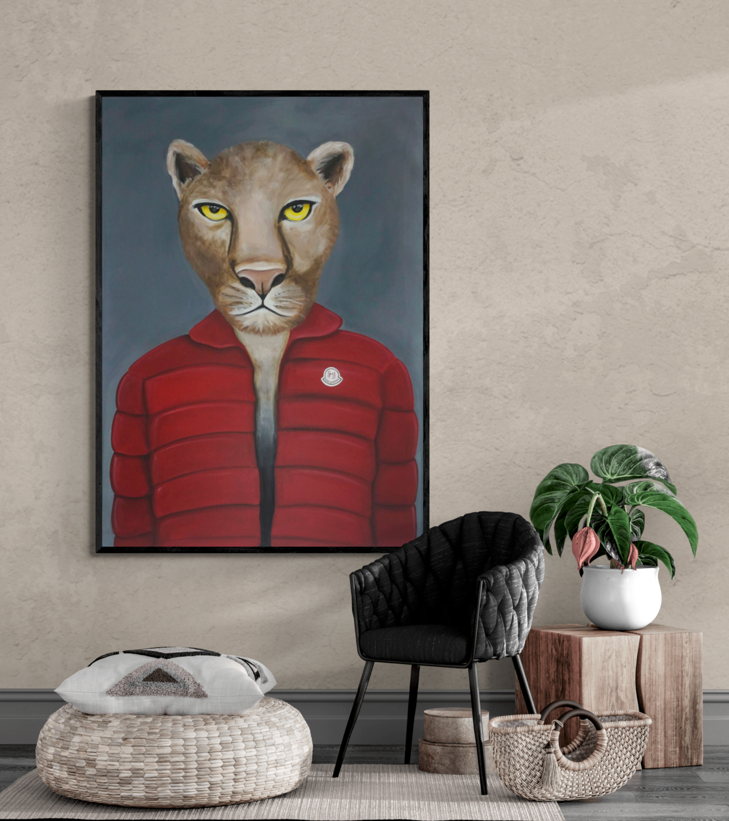 Fierce Regal // L23021 // Canvas Print