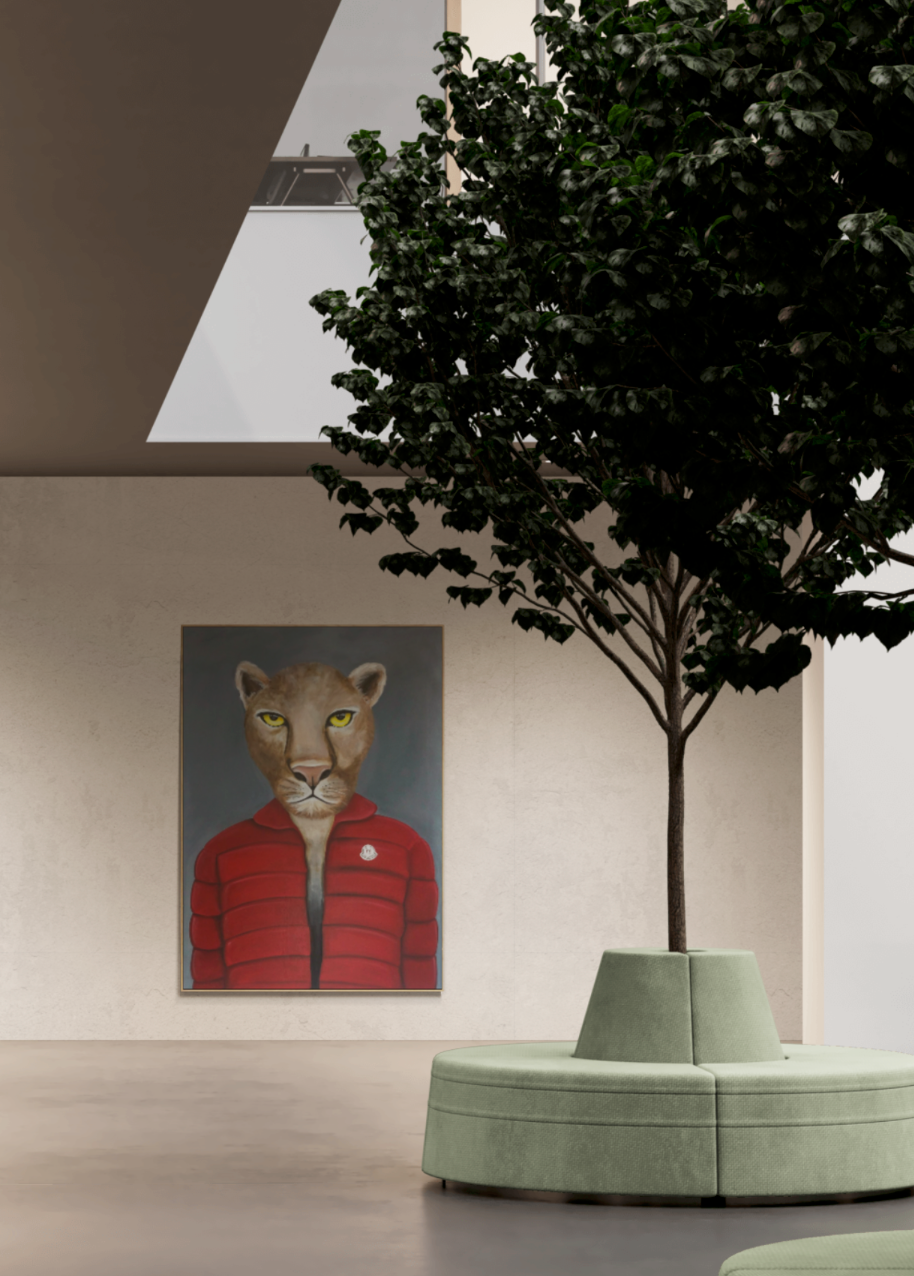 Fierce Regal // L23021 // Canvas Print