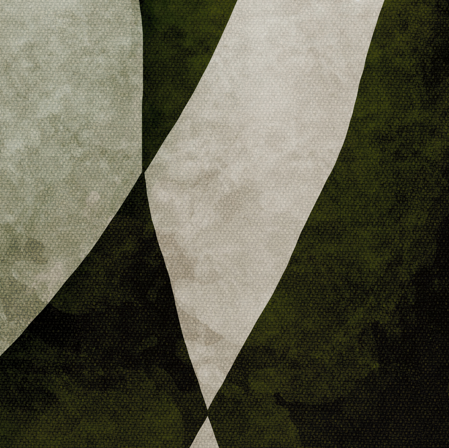 Abstract kunst, moderne og trendy, grønne farver
