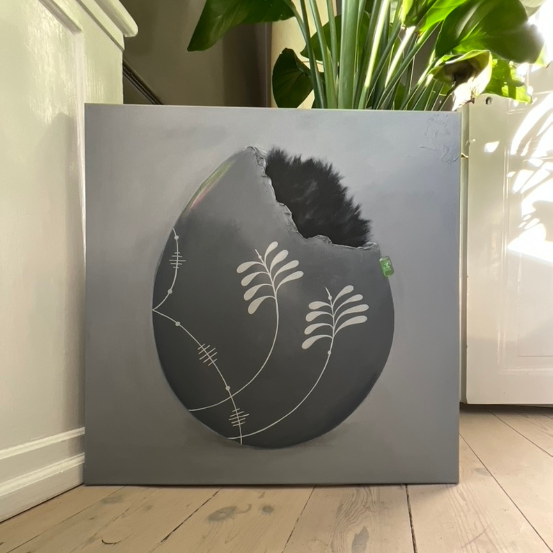 SOLGT // Grey Eggcellence // 60x60 cm
