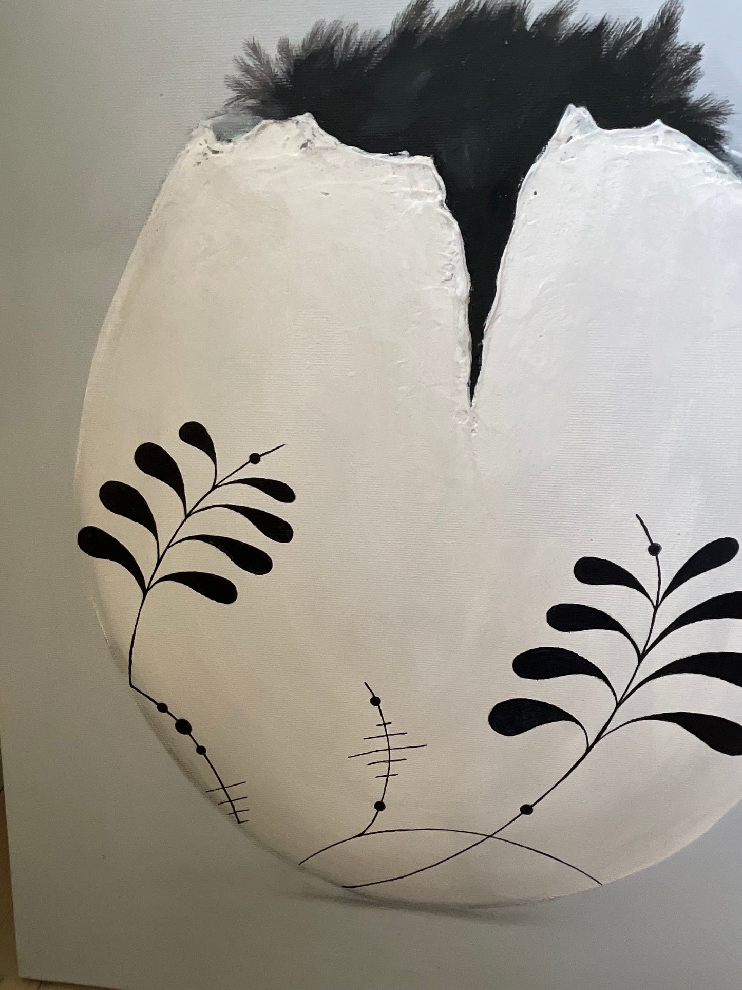 White Eggcellence // No1 // 50x70 cm