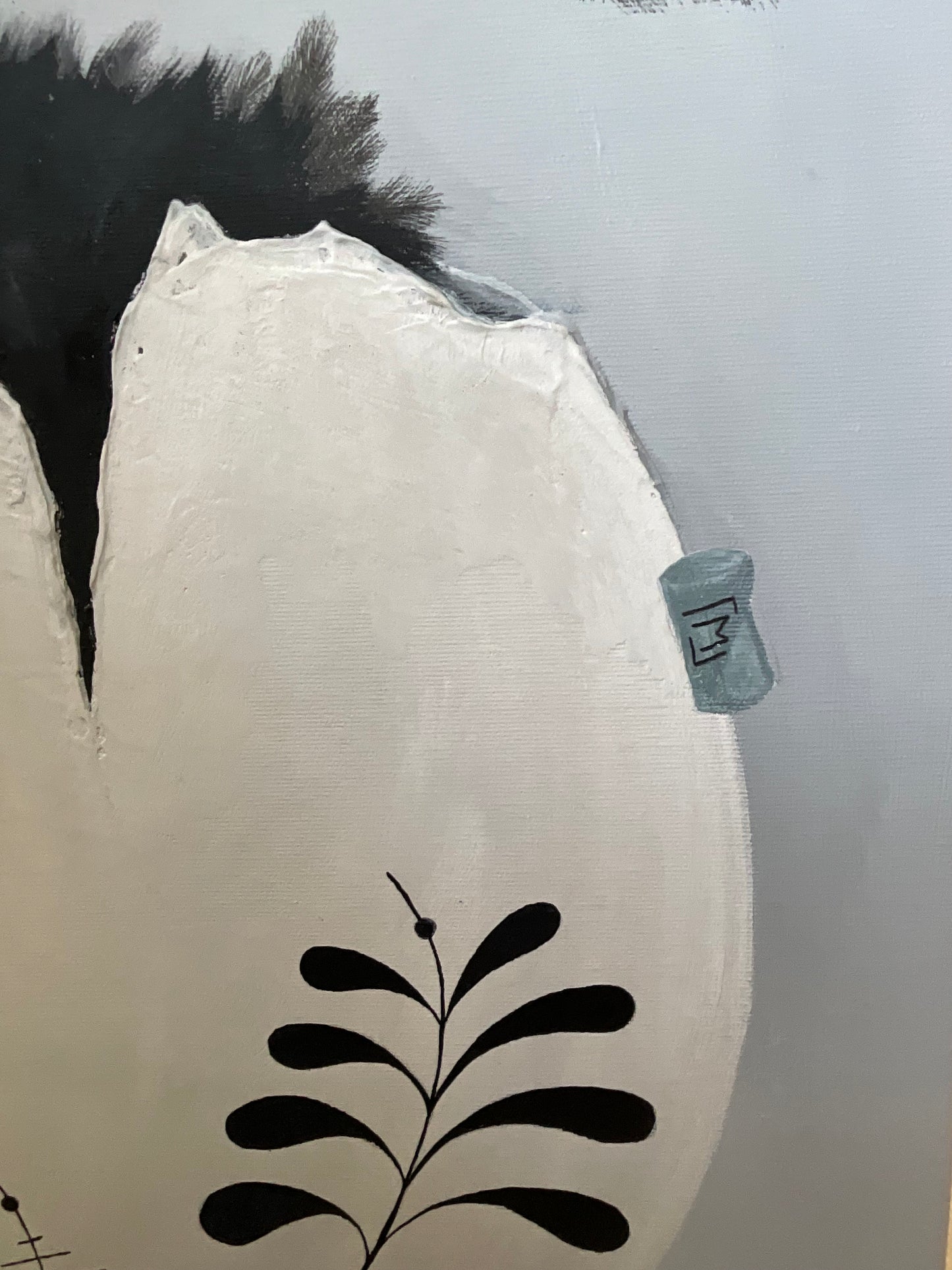 White Eggcellence // No1 // 50x70 cm