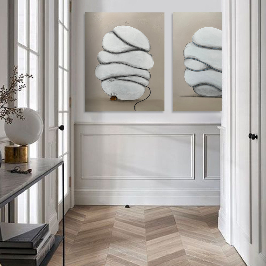 BLUE RIBBON N'BUBBLE // 80x100 cm