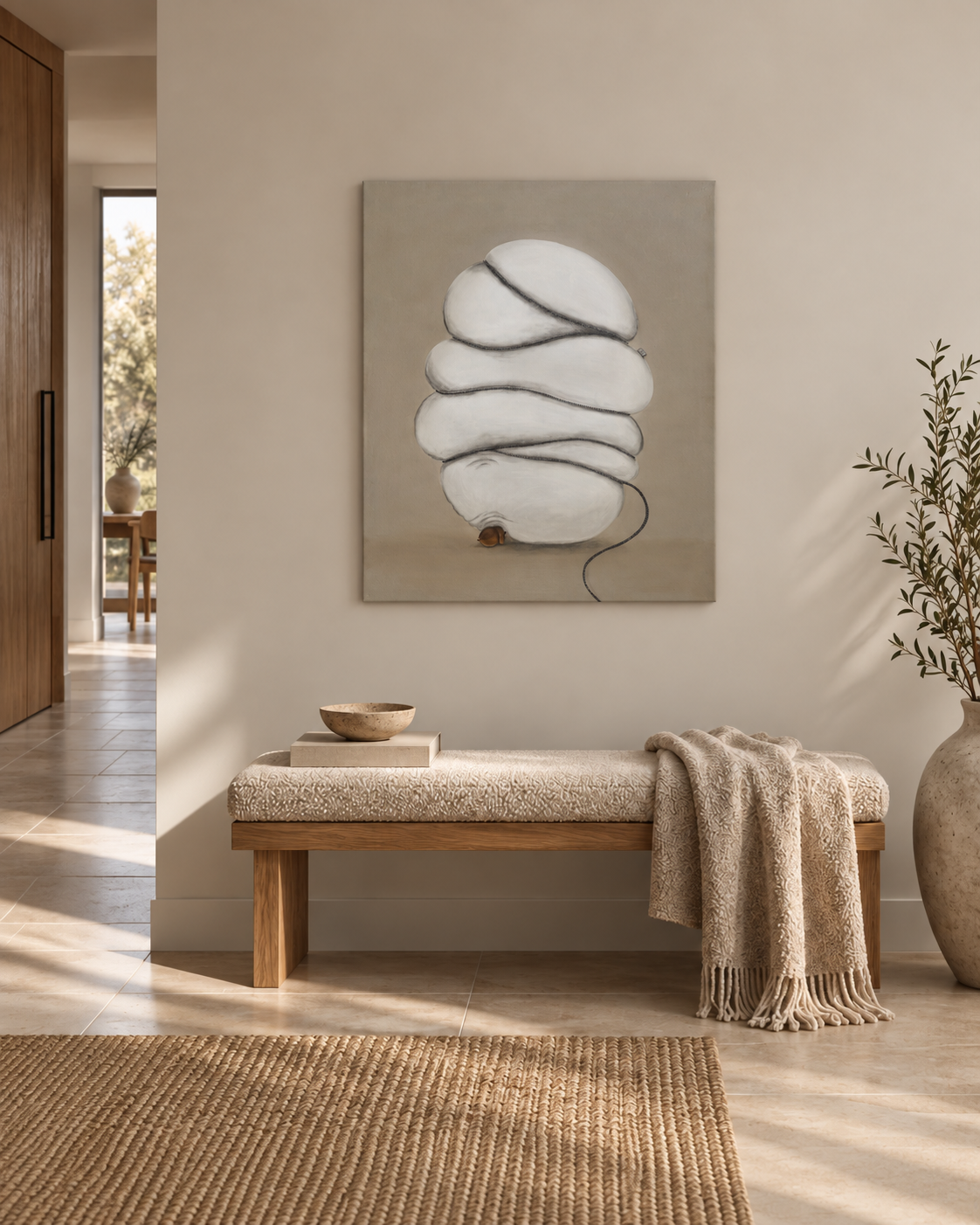 ACORN N'BUBBLE | 80x100 cm | Dansk Original Kunst