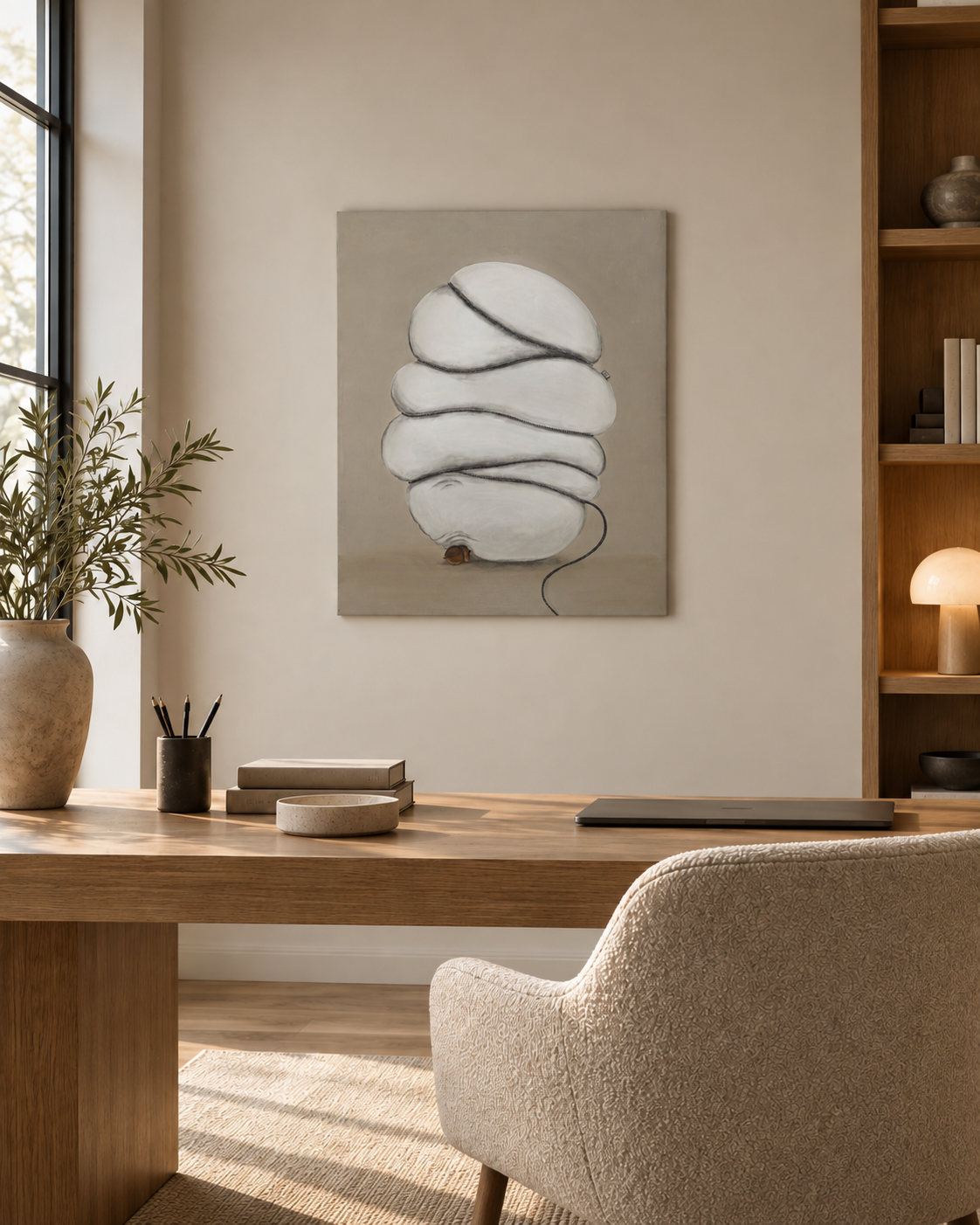 ACORN N'BUBBLE | 80x100 cm | Dansk Original Kunst