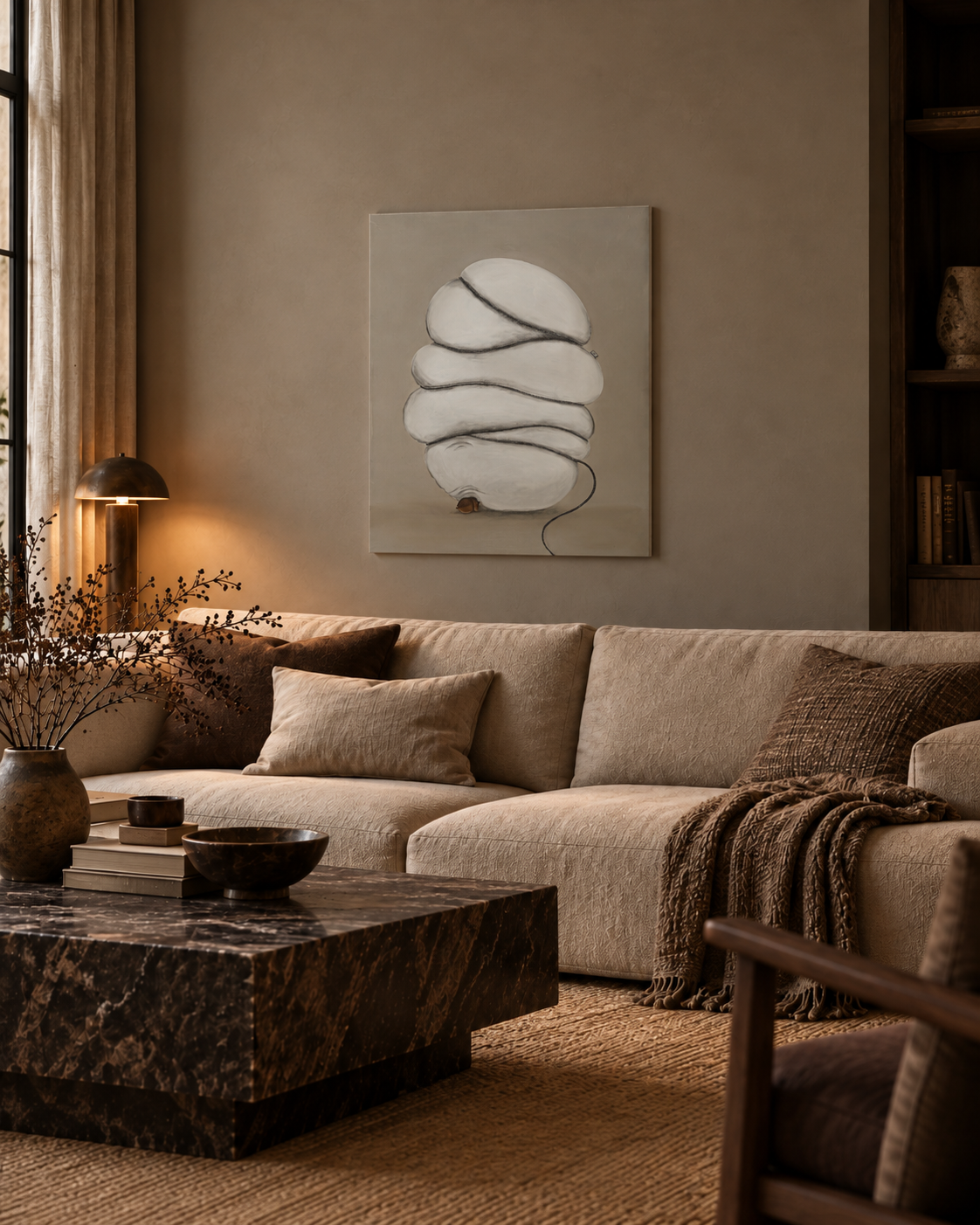 ACORN N'BUBBLE | 80x100 cm | Dansk Original Kunst