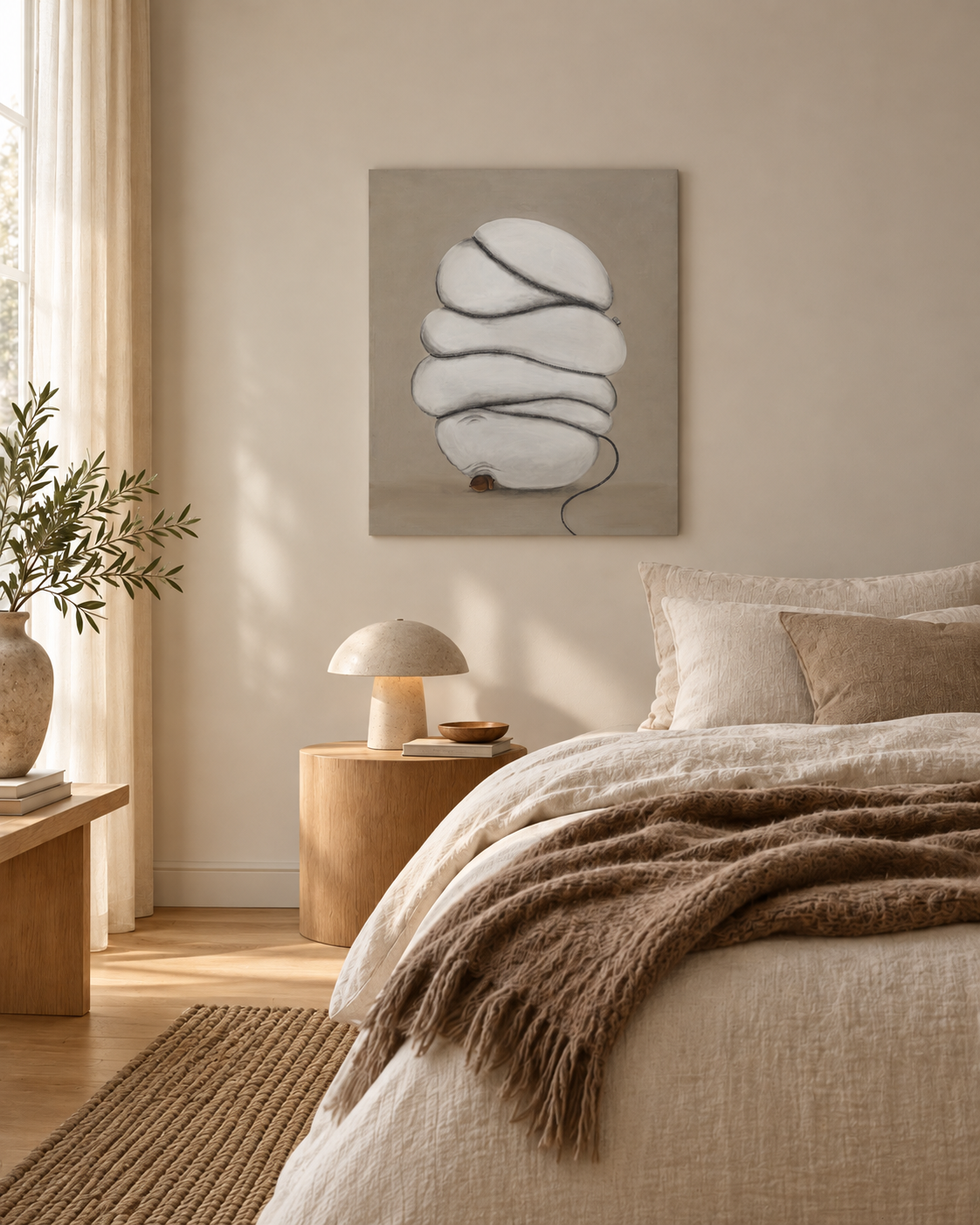 ACORN N'BUBBLE | 80x100 cm | Dansk Original Kunst
