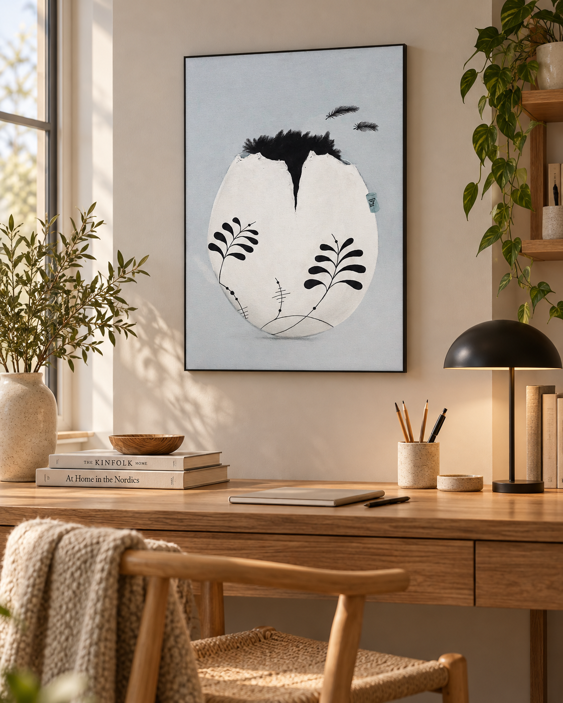 EggCellence | 50x70 cm | Dansk Original Kunst