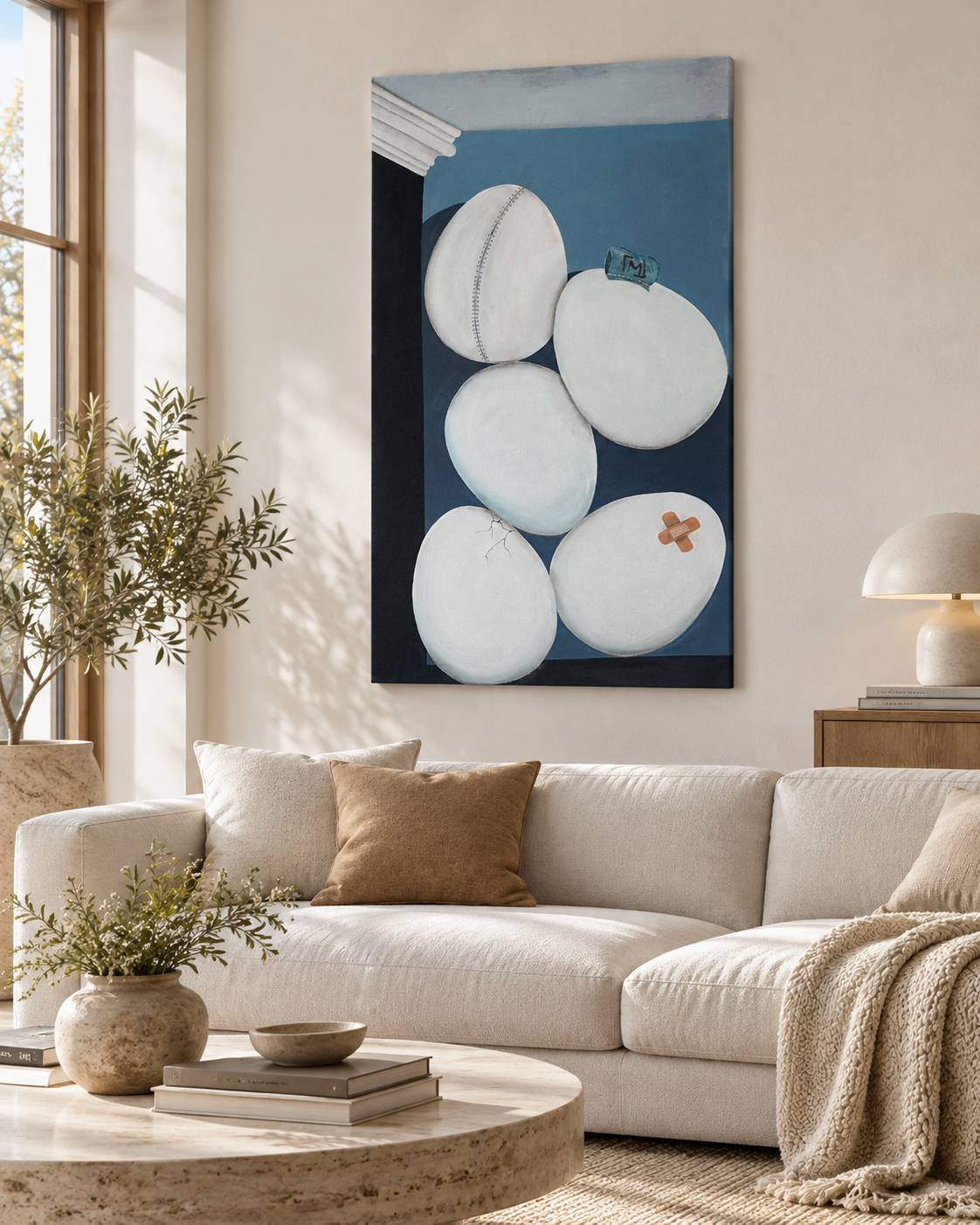 GIVE ME SOME SPACE | 70x125 cm | Dansk Original kunst