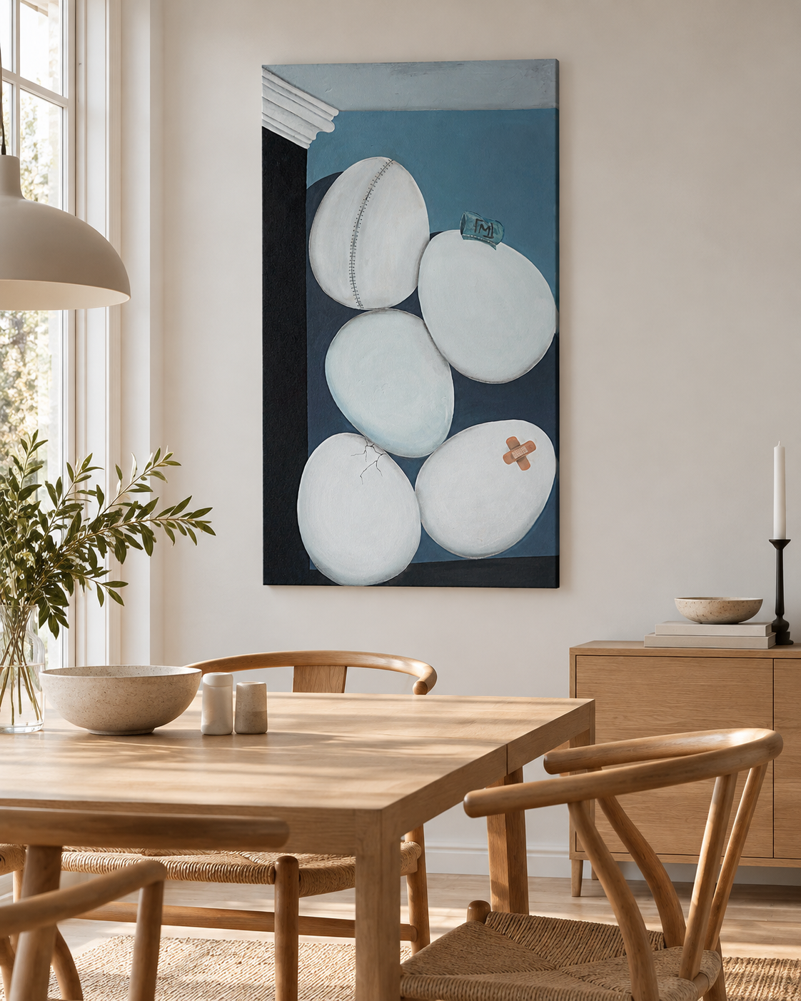 GIVE ME SOME SPACE | 70x125 cm | Dansk Original kunst