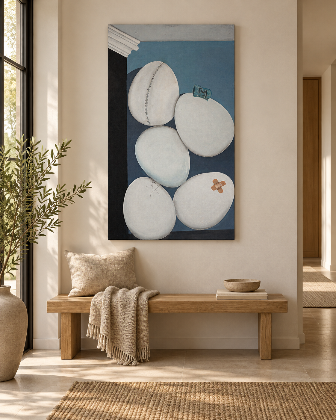 GIVE ME SOME SPACE | 70x125 cm | Dansk Original kunst