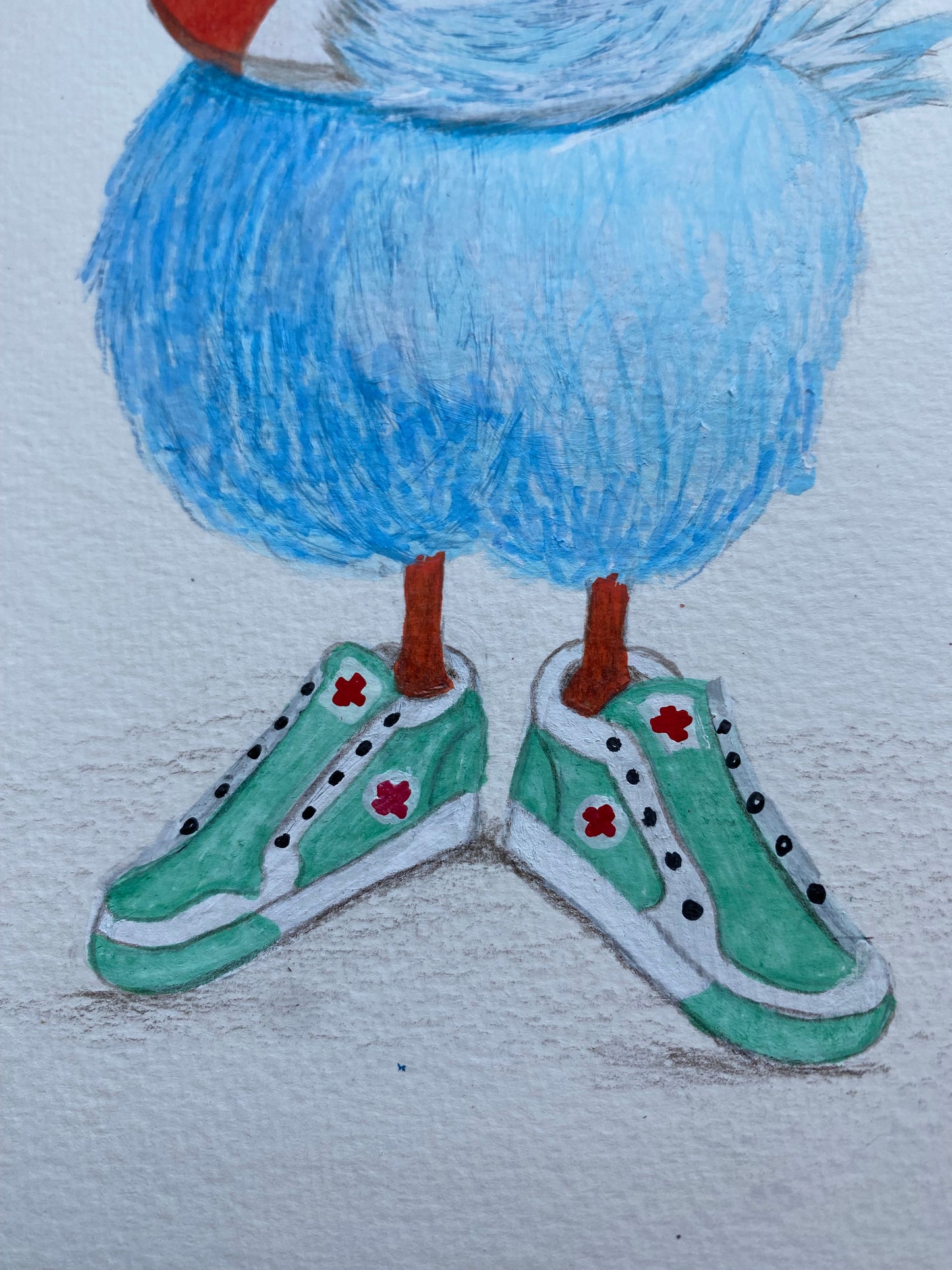 “Livredder Leif" | Original kunst  | 30x40 cm papir