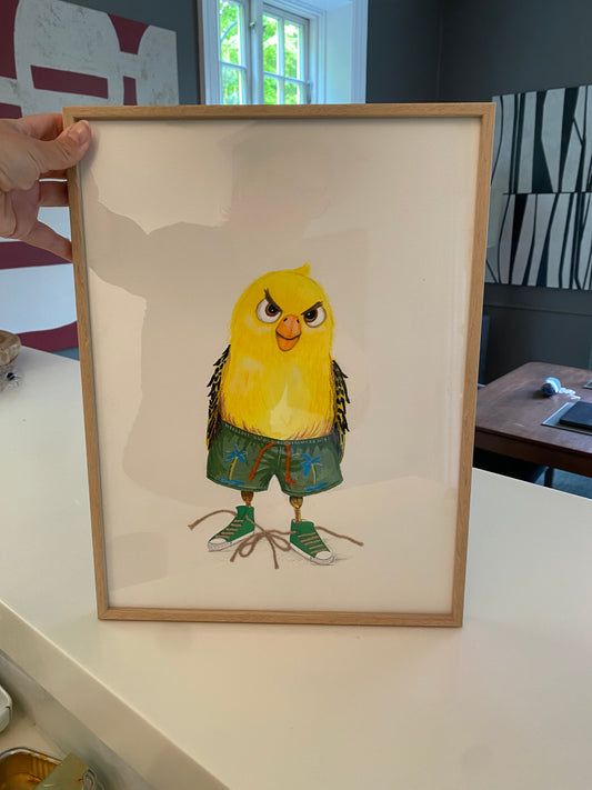 “Charter Charlie" | Original kunst  | 30x40 cm papir