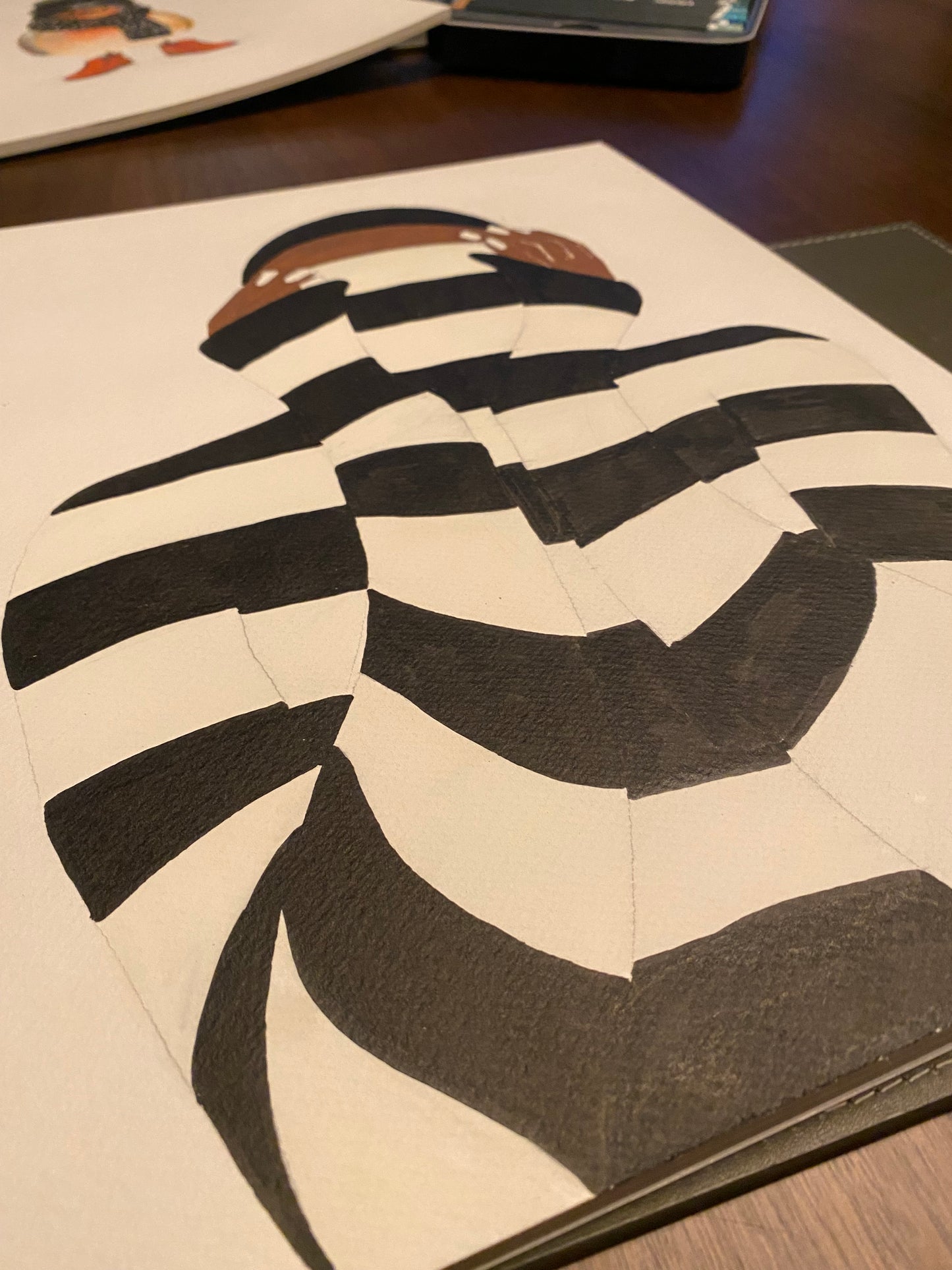“Mig selv" | Original kunst  | 30x40 cm papir