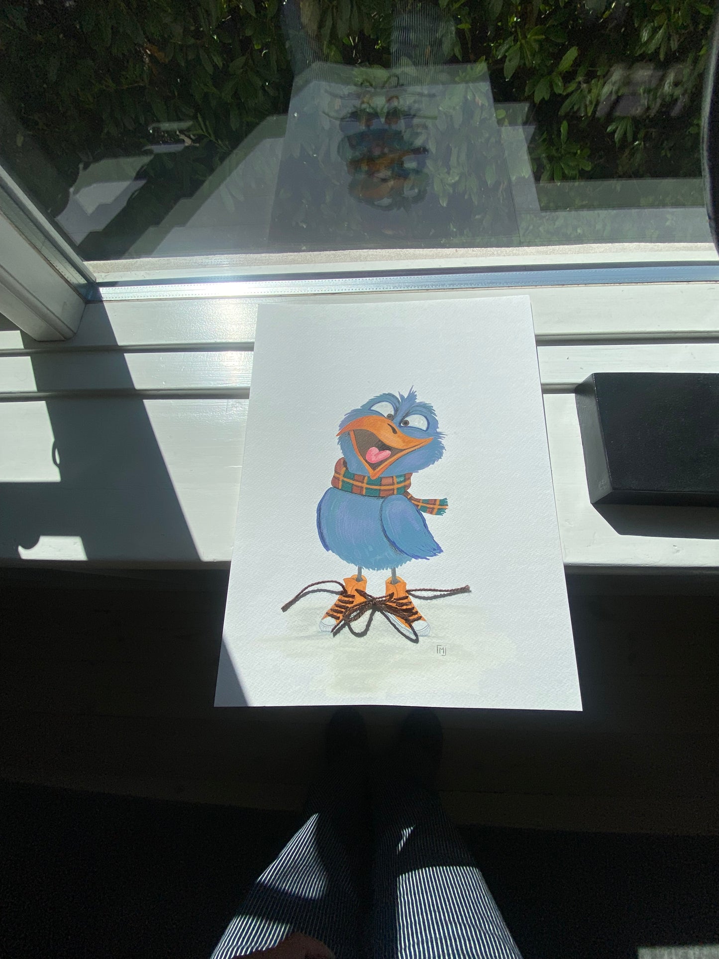 “Hej Kaj" | Original kunst  | 30x40 cm papir