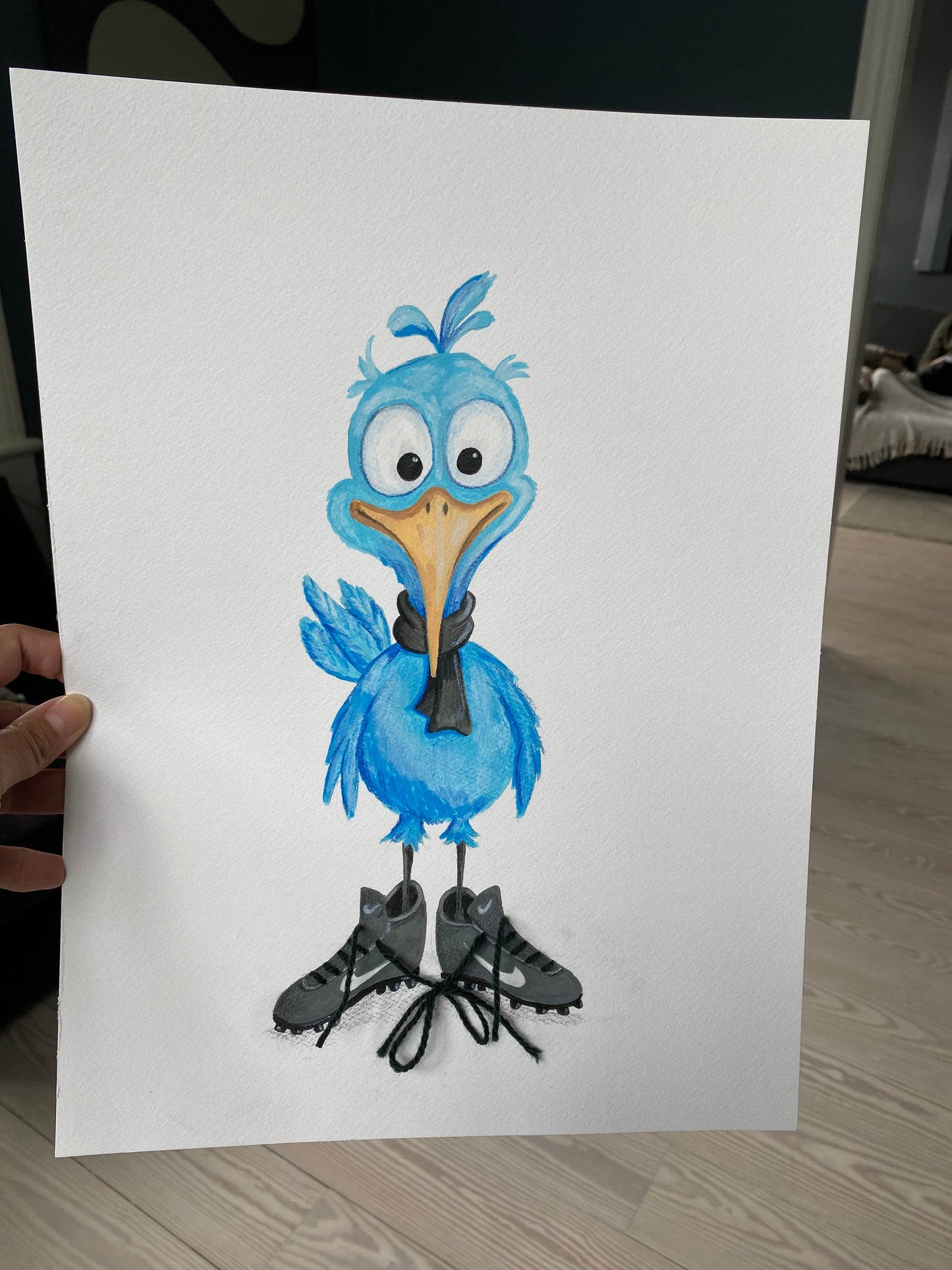 Fodbold Flemming | Original kunst  | 30x40 cm papir