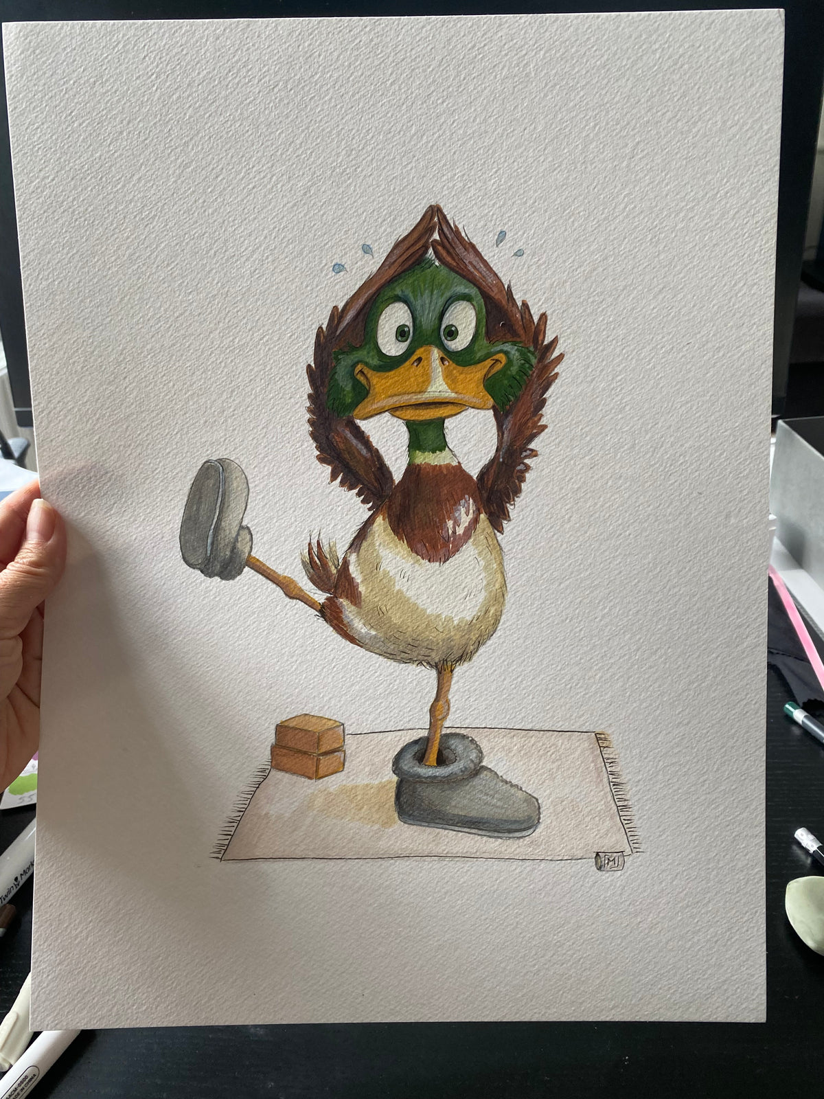 Anders | Original kunst  | 30x40 cm papir