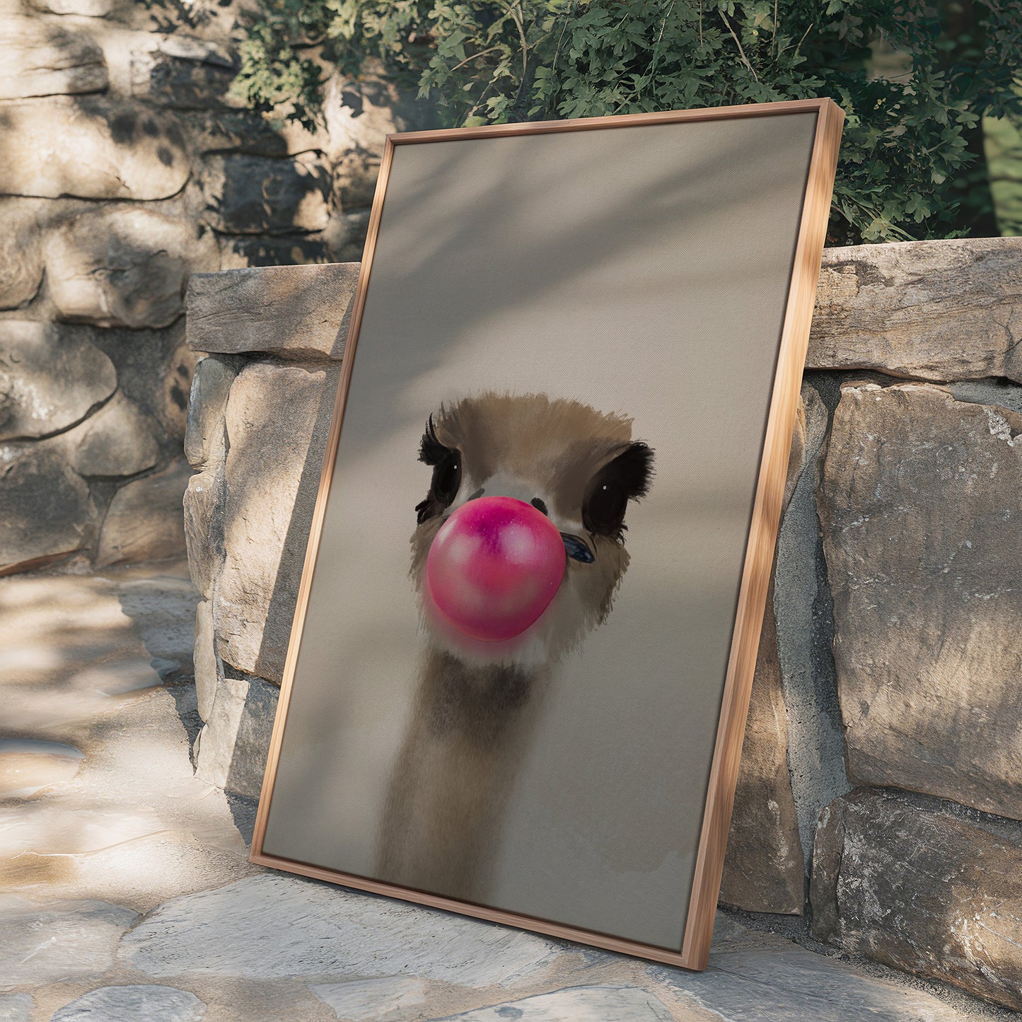 Hugo Bubbleface på lærred // L25009