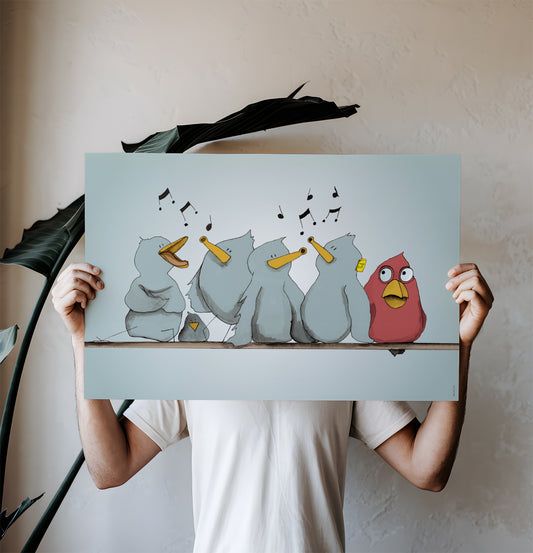 Birds Choir  // No1 // Horizontal