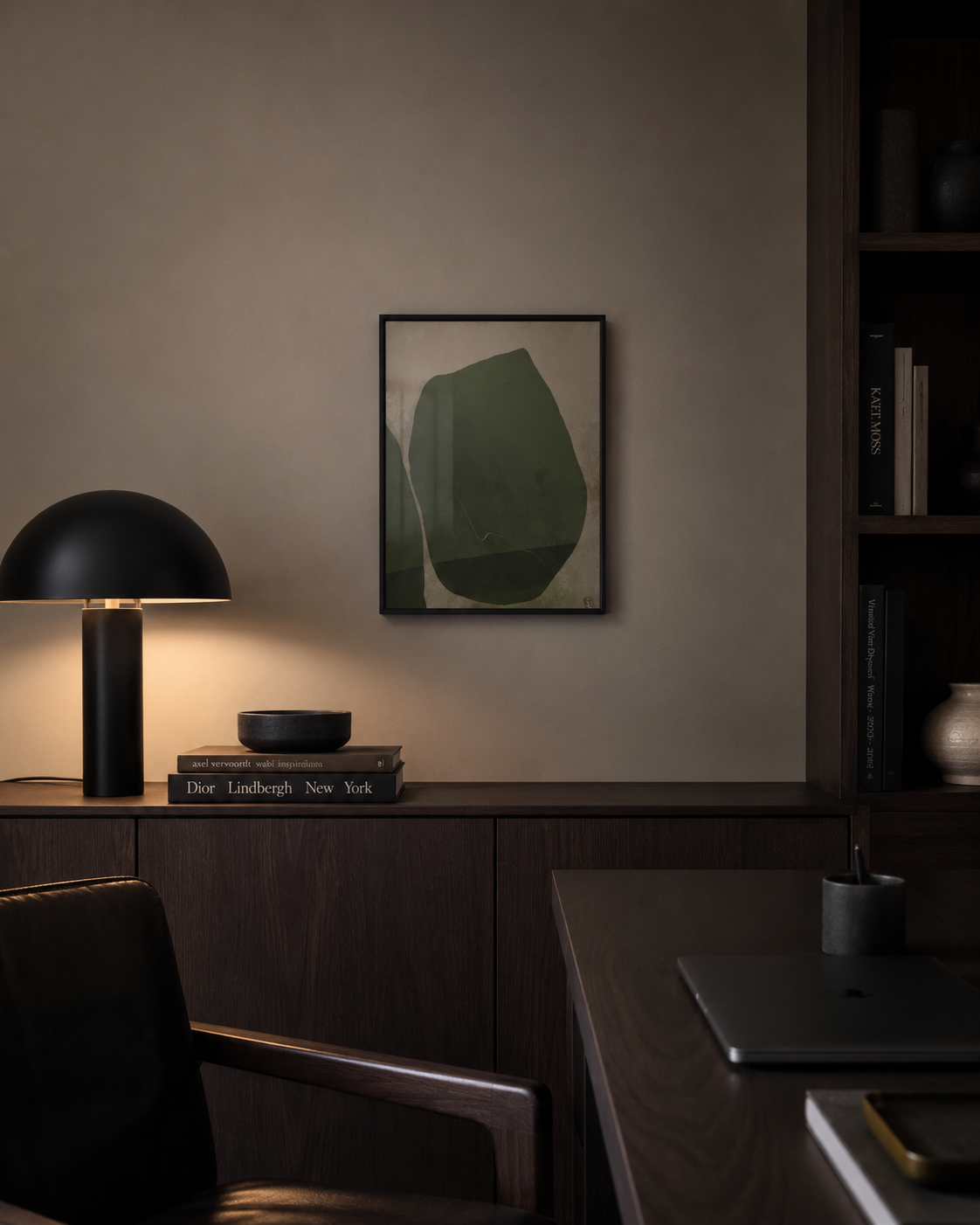 Rhapsody Fine Art-print i rolige naturfarver af Maria Lundsten