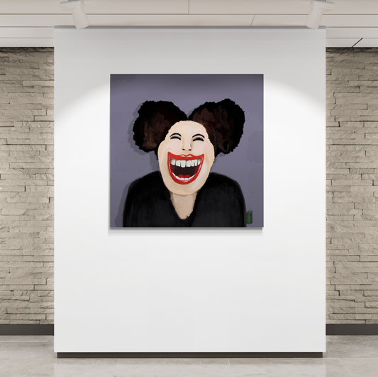 Delighted no2 // L23036 // Canvas print - Lærredsprint
