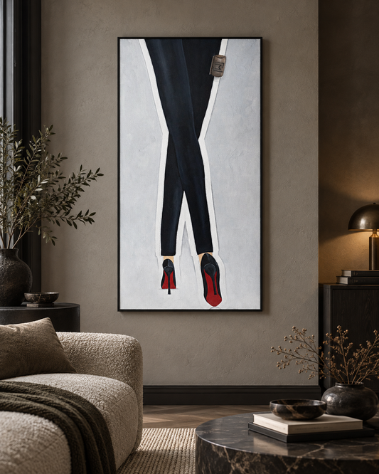AS WE DANCE WITH THE DEVIL | 60 x 120 cm | Dansk Original Kunst
