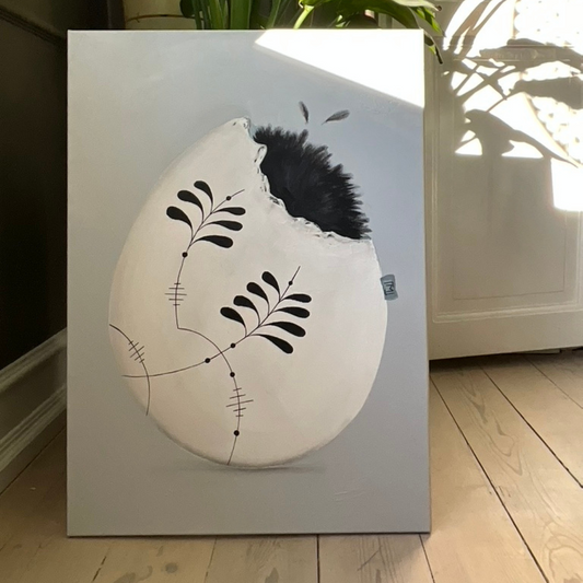 White Eggcellence // No2 // 50x70 cm